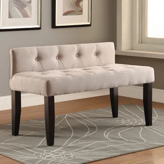 Furniture of America Jazari Modern Linen 42-inch Accent Bench