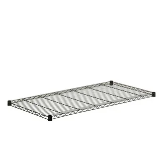 steel shelf-350 lbs black 24x48