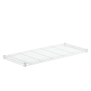 steel shelf-350 lbs white 16x36