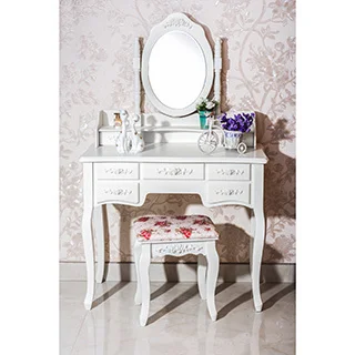 7-drawer Vanity Table with Chair