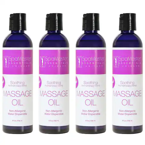 Master Massage 8-ounce Soothing Oil (Pack of 4)