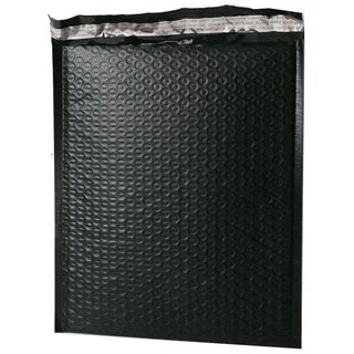 Size #0 6.5""x9"" Black Poly Bubble Mailers