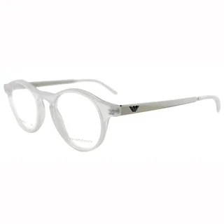 Emporio Armani Mens EA 9782 GKZ Crystal Palladium Round Plastic Eyeglasses-45mm