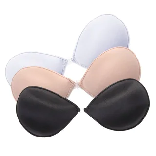 Women's Strapless Backless Adhesive Bras 3-Pack