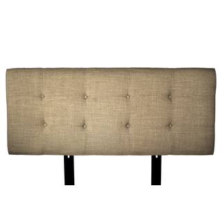 MJL Furniture Ali Button Tufted Allure Pebble Upholstered Headboard
