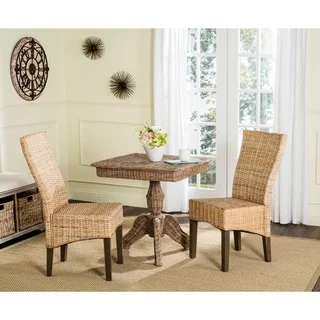 Safavieh Rural Woven Dining Ozias Natural Side Chairs (Set of 2)