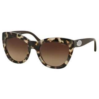 Coach Women's HC8151 Tortoise Plastic Cat Eye Sunglasses