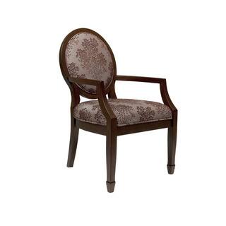 Madison Park Tanya Brown Multi Exposed Wood Arm Chair