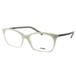 Fendi Unisex FE 1020 105 White Plastic Rectangle Eyeglasses