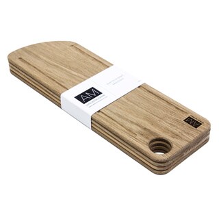 Oak Wood Cutting Board Style Rustic Serving Plates 6x18 by L'Atelier Moderne