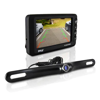 Pyle PLCM4375WIR Rear View Back-up Camera and Parking/ Reverse Assist System with 4.3-inch Display