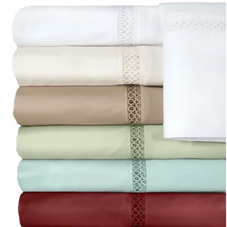 Grand Luxe Egyptian Cotton Payton 500 Thread Count Pillowcases (Set of 2)