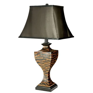 Safavieh Lighting 32.5-inch Sahara Safari Brown/ Black Table Lamp