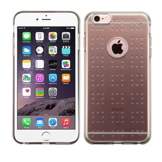 Insten Clear TPU Rubber Candy Skin Case Cover For Apple iPhone 6 Plus/6s Plus
