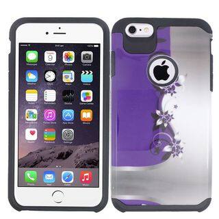 Insten Vines Hard PC/ Silicone Dual Layer Hybrid Rubberized Matte Case Cover For Apple iPhone 6 Plus/ 6s Plus