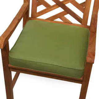 Hunter Green Indoor/ Outdoor Square Corded Chair Cushion