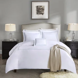 Madison Park Signature 1000 Thread Count Embroidered Cotton Comforter Set--4 Color Options