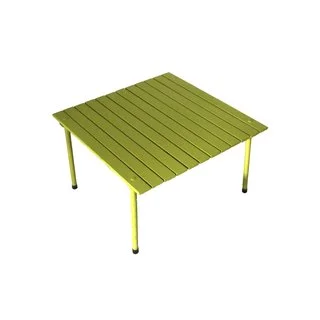 Green Color Low Aluminum Portable Table in a Bag