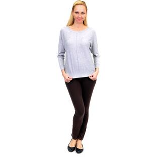 La Cera Women's Cotton Long Sleeve Pullover Top