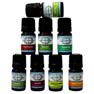 Destination Oils Essential Oil Top 8 Starter Variety Gift Set