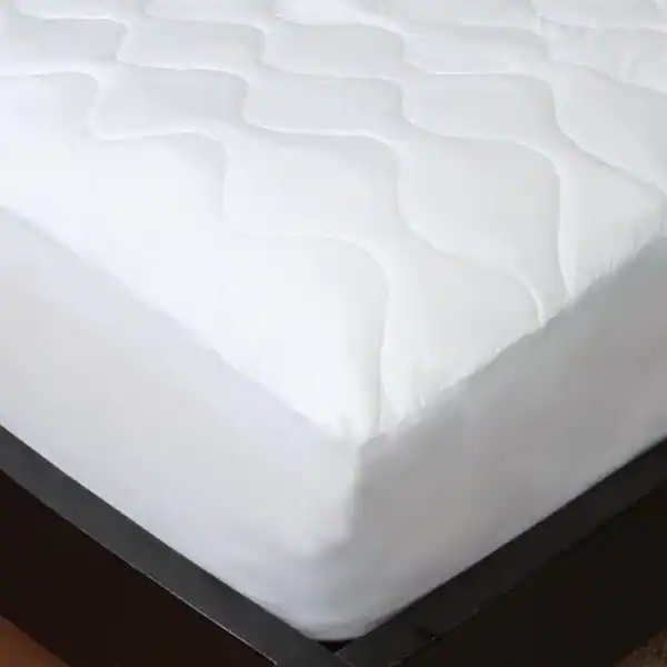 Studio 707 - Soft Cotton Feel Quilted Mattress Pad - White. Opens flyout.