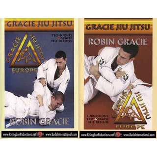 Robin Gracie Brazilian Jiu-Jitsu 2 DVD Set self defense MMA throwing