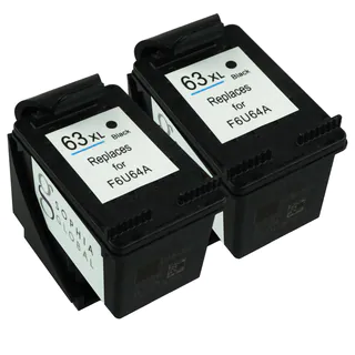 Sophia Global Ink Cartridge Replacements for HP 63XL (2 Black) (Remanufactured)