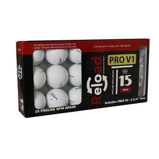 Titleist Prov1X Pack of 15 with 30 Hardwood Tees
