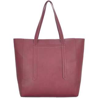 Mechaly Women's Ashley Wine Vegan Leather Hobo Handbag