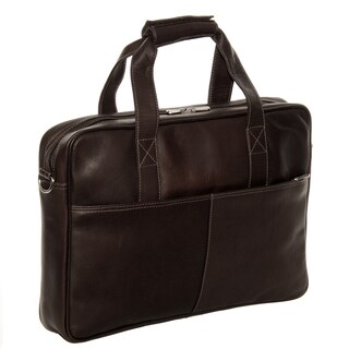 Piel Leather Top-Zip Portfolio Briefcase