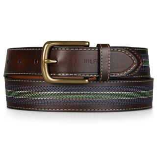 Tommy Hilfiger Men's Stitch Detail Handcrafted Belt
