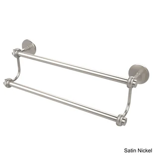 Allied Brass Satellite Orbit Two 24-inch Twisted Accent Double Towel Bar