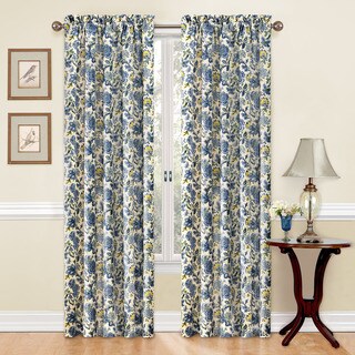 Traditions by Waverly Navarra Floral Curtain Panel
