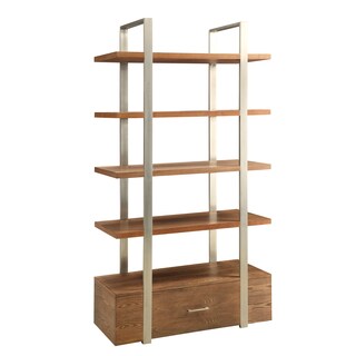 Christopher Knight Home Wood and Steel One Drawer Bookcase