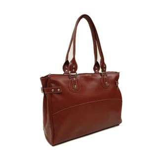Piel Leather Large Ladies Side Strap Business Tote