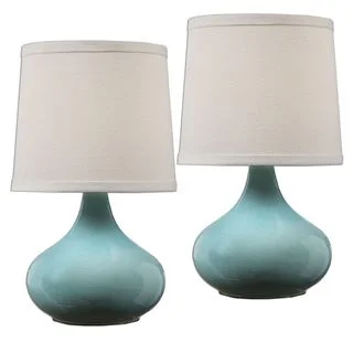 Gabbiano Pale Blue Lamps (Set of 2)