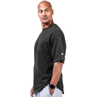 Champion Men's Big and Tall Short-Sleeve Pocket Jersey T-Shirt
