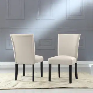 Sally Classic Upholstered Fabric Dining Side Chair (Set of 2)