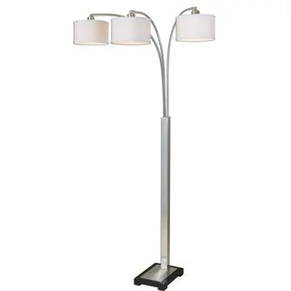 Bradenton Nickel 3-light Floor Lamp