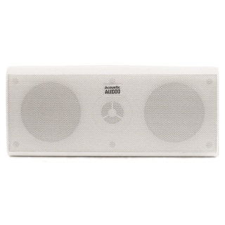 Acoustic Audio AA35CW Indoor Center 3 Way Speaker 400-watt White Bookshelf
