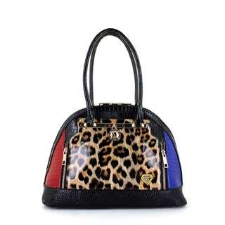 LANY Leopard Glam Bowler Bag