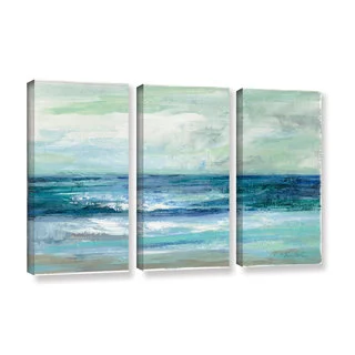 ArtWall Silvia Vassileva's Tide, 3 Piece Gallery Wrapped Canvas Set