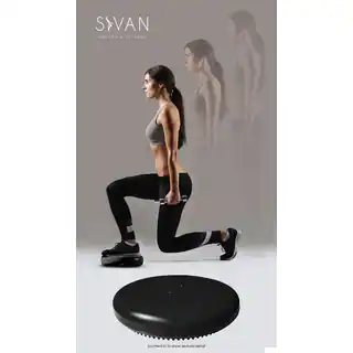 Sivan 35-centimeter Black Air Cushion for Balance and Stability Training