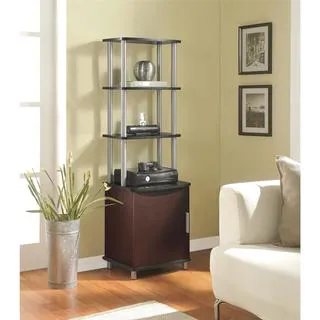 Ameriwood Home Carson Cherry/ Black Audio Stand