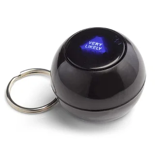 Magic Ball Decision Maker Keychain - Prophecy Fulfiller