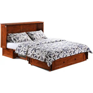 Murphy Cabinet Bed with Queen Memory Foam Mattress