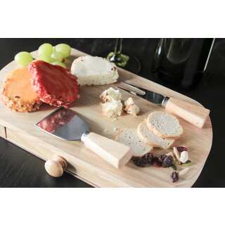 Cheese Board with Slide Out Drawers