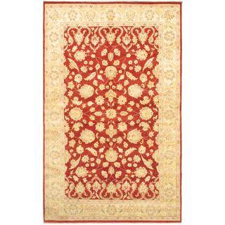 ecarpetgallery Chobi Finest Red Wool Rug (6'7 x 10'6)
