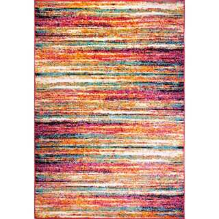 Home Dynamix Splash Collection Multi-Colored Machine Made Polypropylene Area Rug (5'2 x 7'2)