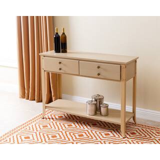 ABBYSON LIVING Antoni Antiqued 4 Drawer Console Sofa Table, Beige
